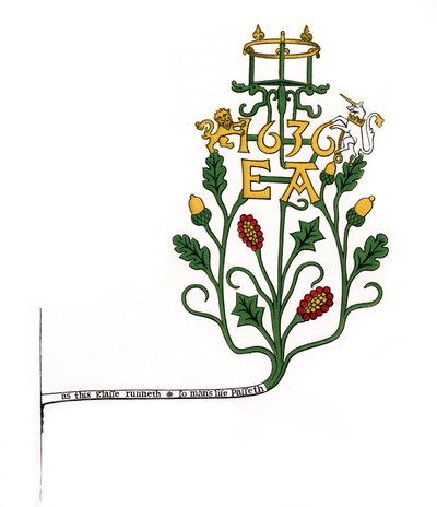 Support pour sablier, 1636, 1843 - Henry Shaw