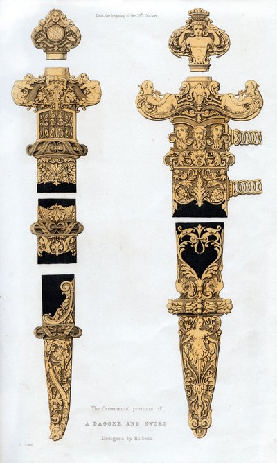 Dague et épée, début du XVIe siècle, 1843 - Henry Shaw