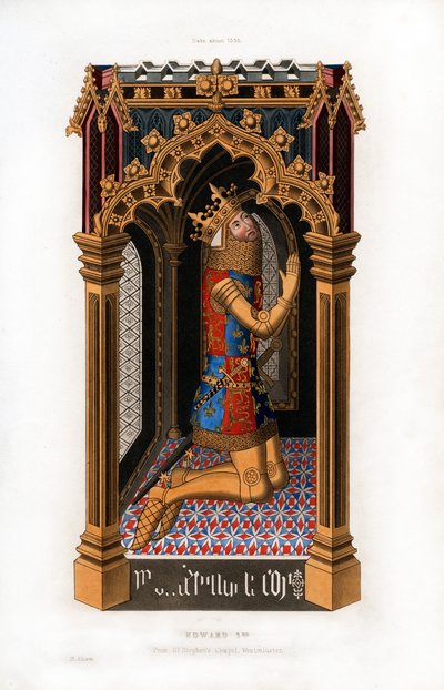 Édouard III, vers 1355, 1843 - Henry Shaw