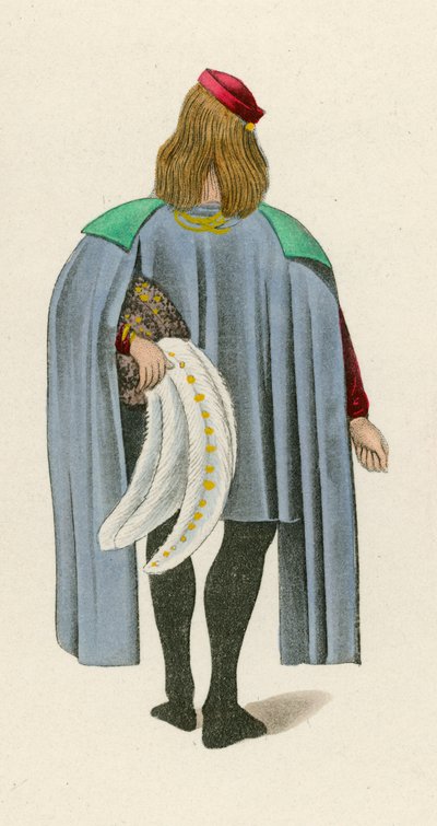Figure 2 du Roman de la Rose, c.1480, au British Museum, Harl M S 4425 - Henry Shaw