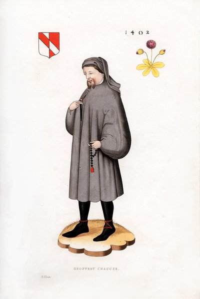 Geoffrey Chaucer, 1402, 1843 - Henry Shaw