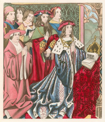 Henri VI et sa cour - Henry Shaw