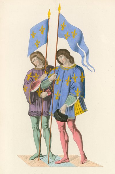 Hérauts annonçant la mort de Charles VI à son fils, c.1500 - Henry Shaw