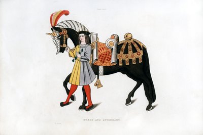 Cheval et accompagnateur, c1511, 1843 - Henry Shaw