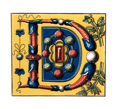 Lettre initiale D - Henry Shaw