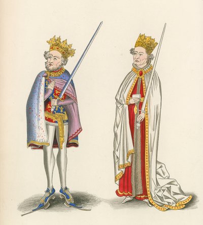 Roi Jean et Roi Henri I, vers 1440 - Henry Shaw