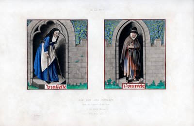 Vieillesse et pauvreté, vers 1480, 1843 - Henry Shaw