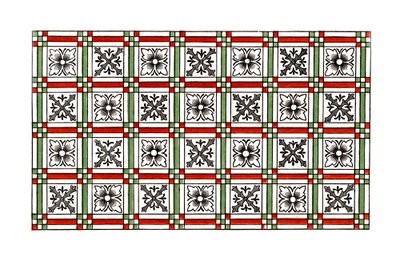 Pavement ornemental, 15ème siècle, 1843 - Henry Shaw