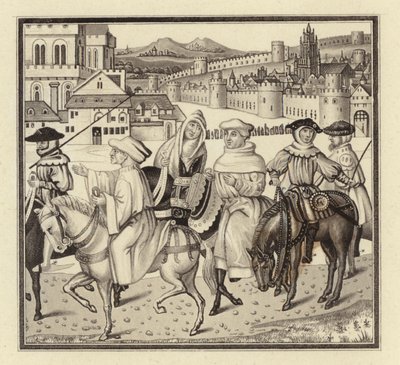 Le pèlerinage de Canterbury - Henry Shaw