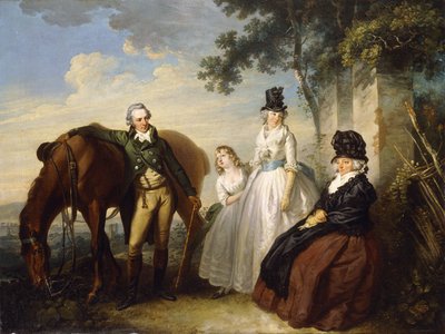 Portrait de groupe de la famille Parker - Henry Singleton