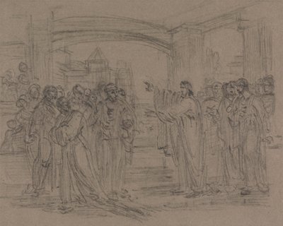 Le Christ dans le temple - Henry Singleton