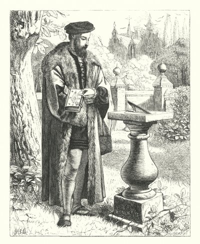 Un esprit tranquille (gravure) - Henry Stacey (after) Marks
