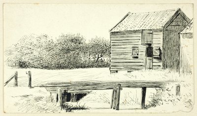 Grange et pont - Henry Stacy Marks