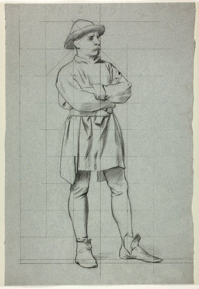 Homme debout avec les bras repliés - Henry Stacy Marks