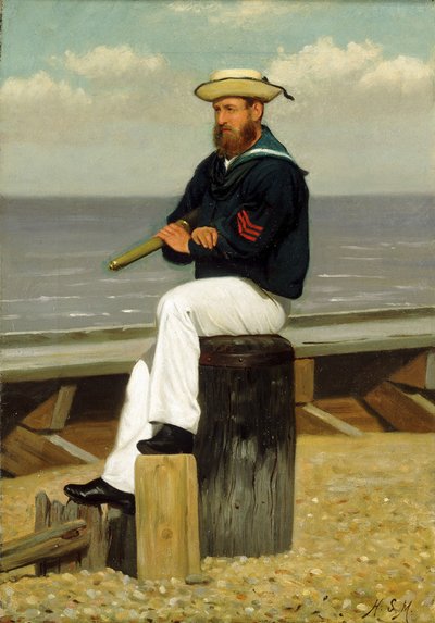 Marin en vigie, vers 1855 - Henry Stacy Marks
