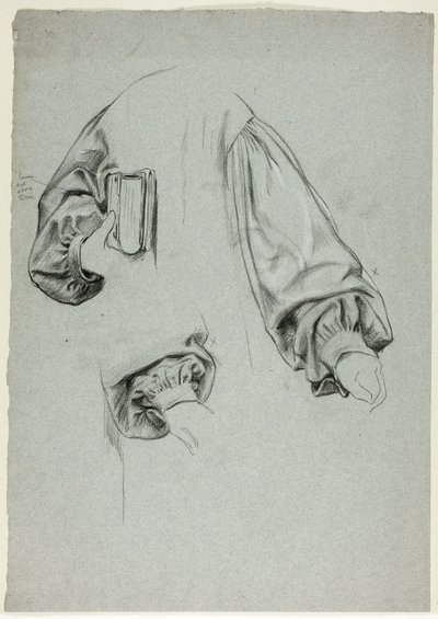 Trois esquisses de manches - Henry Stacy Marks