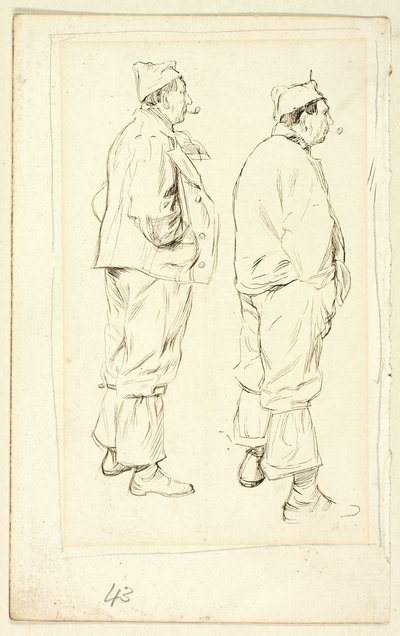 Deux croquis d