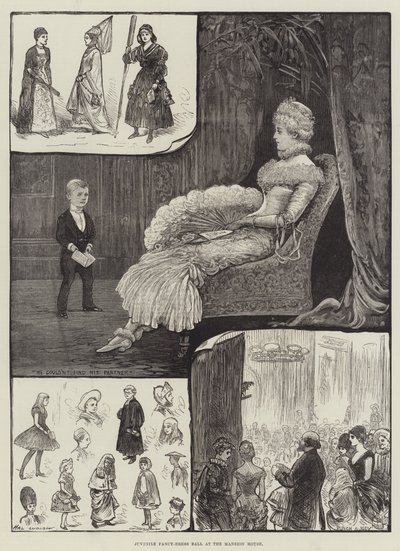 Bal costumé pour enfants à Mansion House - Henry Stephen Ludlow