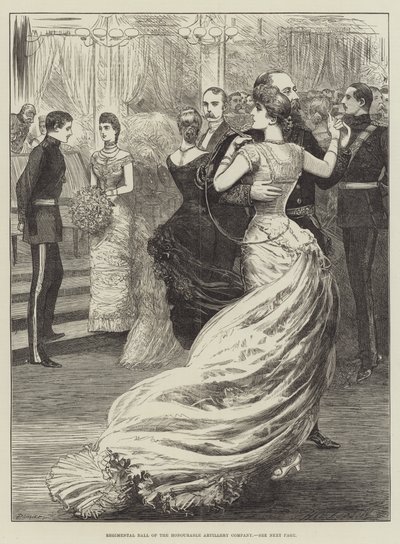 Bal régimentaire de la Honourable Artillery Company - Henry Stephen Ludlow