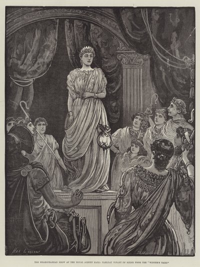 Le Spectacle Shakespearien au Royal Albert Hall, Tableau Vivant d
