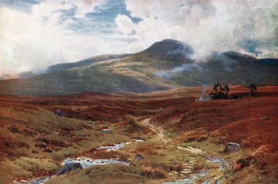 Une lande près de Killin, Perthshire (lithographie couleur) - Henry Sutton Palmer