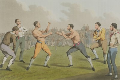 Un combat de prix, aquatinte par I. Clark, pub. par Thomas McLean, 1820 - Henry Thomas Alken