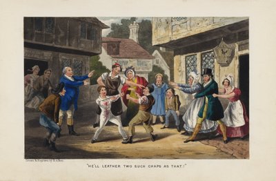 Garçons se battant - Henry Thomas Alken