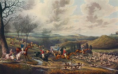 Chasse du chevreuil : Plein cri, vers 1800, 1922 - Henry Thomas Alken