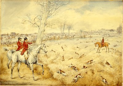 Scènes de chasse : Par-dessus la haie - Henry Thomas Alken