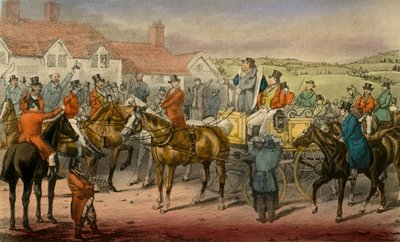M. Jorrocks déclare son incapacité à souscrire aux Surrey Stag-hounds, 1838 - Henry Thomas Alken