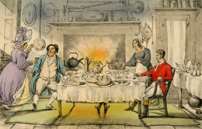 Le petit déjeuner de chasse de M. Jorrocks : une terrible surprise - Henry Thomas Alken