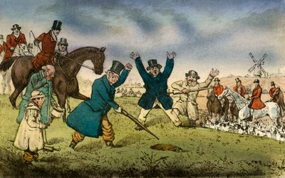 Vieux Tom, le lièvre vétéran, et ses expériences, 1838 - Henry Thomas Alken