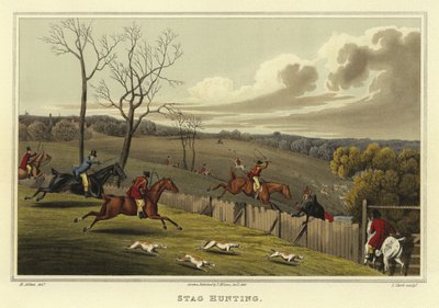 Chasse au cerf - Henry Thomas Alken