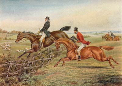 Le Clerc montre le chemin - Henry Thomas Alken