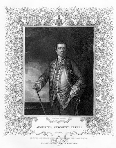 Augustus Keppel, vicomte Keppel, 1725-1786, 19ème siècle - Henry Thomas Ryall
