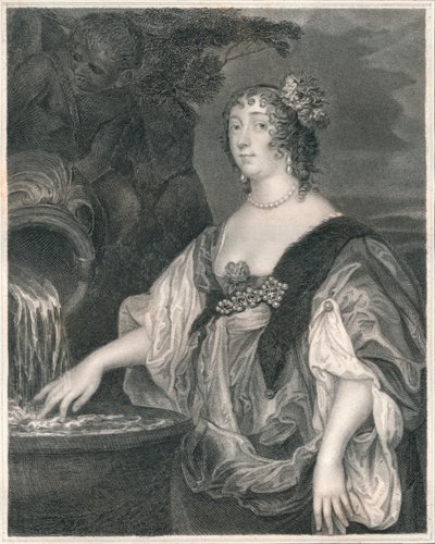 Lucy Percy, comtesse de Carlisle, vers 1635-1637, début-milieu du 19e siècle - Henry Thomas Ryall