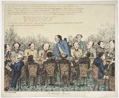 Un annuaire scientifique, 1837 - Henry Thomas after De La Beche