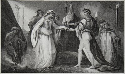 Mariage de Henri Ier, gravé par Delatre, illustration de 