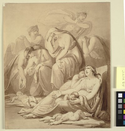 Mères lamentant après le massacre des Innocents - Henry Tresham