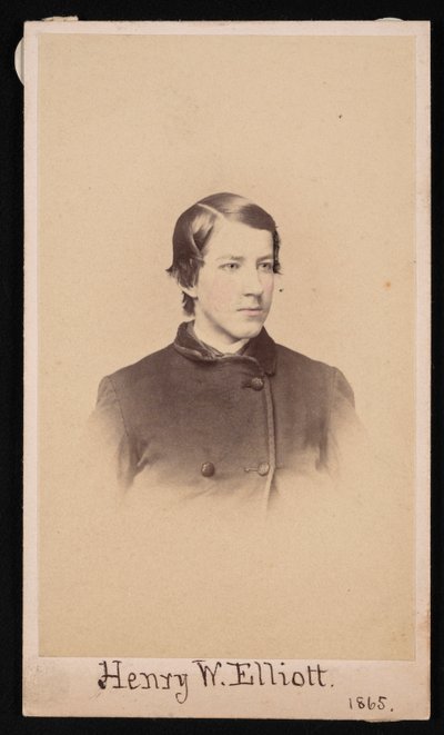 Portrait de Henry Wood Elliott 1846-1930, 1865 - Henry Ulke