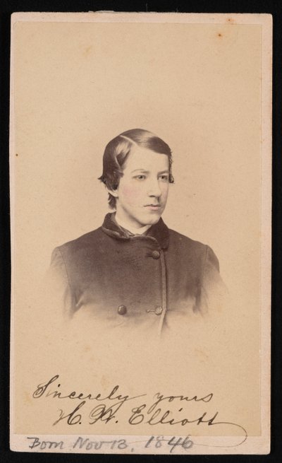 Portrait de Henry Wood Elliott 1846-1930, 1865 - Henry Ulke