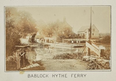 Bablock Hythe Ferry - Henry W. Taunt
