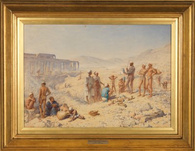 Fouilles en Égypte : Professeur Petrie à Thèbes - Henry Wallis