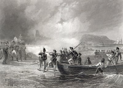 Tentative de la flotte française de débarquer à la Baie de Bantry, Cork en 1796 - Henry Warren