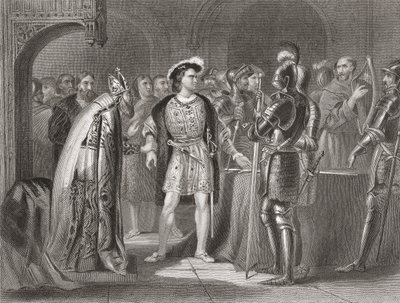 Lord Thomas Fitzgerald renonçant à son allégeance à Henri VIII en 1534, de 