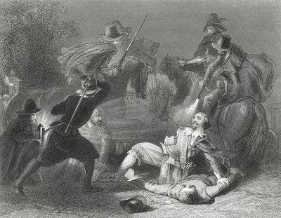 Le meurtre de Lord Kilwarden par les rebelles de Robert Emmet à Dublin, Irlande, 1803, de 