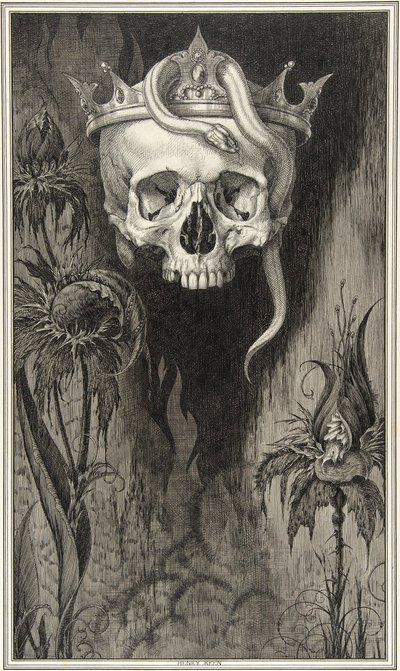 Illustration de la Duchesse de Malfi et Le Diable Blanc, Deux Pièces de John Webster (1580 - 1634), pub.1930 - Henry Weston Keen