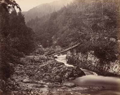 Pont du mineur, Pays de Galles, vers 1858 (photo) 1858 (photo) - Henry White
