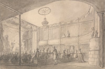 Intérieur du théâtre de la maison de Brandebourg, Hammersmith - Henry Wigstead