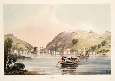 Position de Lord John Hay, à Passages, des Croquis de paysages dans les provinces basques d